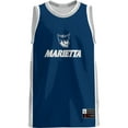 thumbnail image 2 of Men's GameDay Greats  Navy Marietta College Pioneers  Lightweight Basketball Jersey, 2 of 4