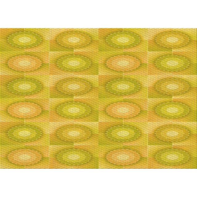 Ahgly Tapis Rectangulaire Lavable en Machine Intérieur Transitionnel Jaune, 8 Pieds x 12 Pieds