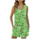 thumbnail image 1 of Puntoco Pantalones cortos de salón para mujer Mono corto sin mangas estampado de moda de verano para mujer, 1 of 5