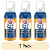(3 pack) ARM & HAMMER Simply Saline Extra Strength Nasal Mist 4.6oz- Instant Relief for SEVERE Congestion- One 4.6oz Bottle