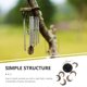 thumbnail image 2 of Moon Wind Chimes Solar Wind Chime Lamp for Garden Hanging Decoration, 2 of 4
