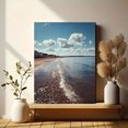 thumbnail image 6 of Coastal Beach Scene Canvas Print, Landscape Wall Art for Living Room Bedroom Office Hallway Cafe Home Decor, 6 of 8
