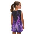 thumbnail image 4 of chaqlin Flame Girl's 2 Piece Outfits Short Set for Girls 5-14Y Crew Neck Tank Top and Elastic Waist Shorts Summer Sport Workout Clothes, 4 of 7