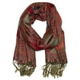 thumbnail image 2 of Falari Women's Paisley Woven Pashmina Shawl Wrap Scarf 80" x 27" Color # 22, 2 of 3
