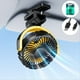 thumbnail image 4 of Ventilador Portátil con Clip para Coche, Funciona con Pilas, con Rotación de 90°, Silencioso, Pequeño, Ideal para Escritorio, Camping, Cochecito., 4 of 5