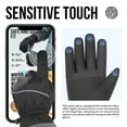 thumbnail image 3 of GOUNOD Thermal Insulated Cold Weather Gloves, Waterproof Windproof Touch Screen Gloves for Running, Driving, Cycling, Hiking, 3 of 9