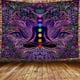 thumbnail image 1 of Tapiz de siete chakras – Tapiz espiritual Boho Mandala Yoga Meditación para colgar en la pared Boho Studio Art Decoración del hogar Dormitorio Sala de estar Partición Balcón Transparente 59" x 51.2" Sailing Electrónica, 1 of 5