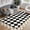 Black, variant on Wonnitar 2'x 6' Checkered Runner Rug for Hallway, Washable Black and White Checkerboard Rug for Entryway, Non Slip Soft Low Pile Geometric Indoor Carpet for Kitchen, Bedroom, Nursery