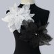 thumbnail image 1 of Nuevo broche de organza multicapa con flores tridimensionales, cristales y perlas para decorar vestidos (accesorios de ropa)., 1 of 5