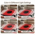 thumbnail image 7 of ODIKA 3'x5' Washable Throw Rug Stain Resistant, Low Profile, Non-Slip Disc Cd Vinyl Record Vintage Turntable Concentric Ring Border for Entryway, Kitchen, Mudroom, 7 of 7