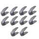 thumbnail image 5 of Organizador de ranuras para zapatos para armario Zapatero para zapatos planos sandalias tacones altos Gris, 5 of 9