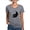 Gray, variant on - Cat Pun T Shirts Women's V Neck T Shirt - Women's V-Neck Dark T-Shirt