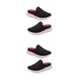 thumbnail image 4 of Sonducket 1 par de toboganes de cubierta de malla de estilo informal para mujer, zapatillas de tacón plano de fiesta de viaje, sandalias de Type32 NO32, 4 of 6