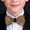 Gold, variant on Bow Ties for Men Pre-tied Men's Bow Ties Adjustable Satin Bow Tie Adjustable Clip On Bow Ties for Men for Age 5 To 10 With Encrusted Leather Bow Ties
