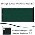 thumbnail image 3 of SUNLAX Privacy Fence Screen 5' x 10' Heavy Duty Mesh Fence Net Cover with Grommets for Patio Porch Pool Backyard Outdoor Chain Link Fence, Dark Green (Customized), 3 of 7