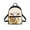 Cow Sunflower Daisy Decoration, variant on Piano Keys Musical Notes Mini Backpack with Zipper Lightweight Small Backpack for Travel, Polyester Travel Backpack for Shopping
