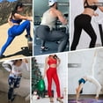 thumbnail image 3 of VENUZOR High Waist Leggings for Women Butt Lift Textured Yoga Pants Tummy Control Workout Booty leggings for Running Gym Fitness Weight Loss, 3 of 8