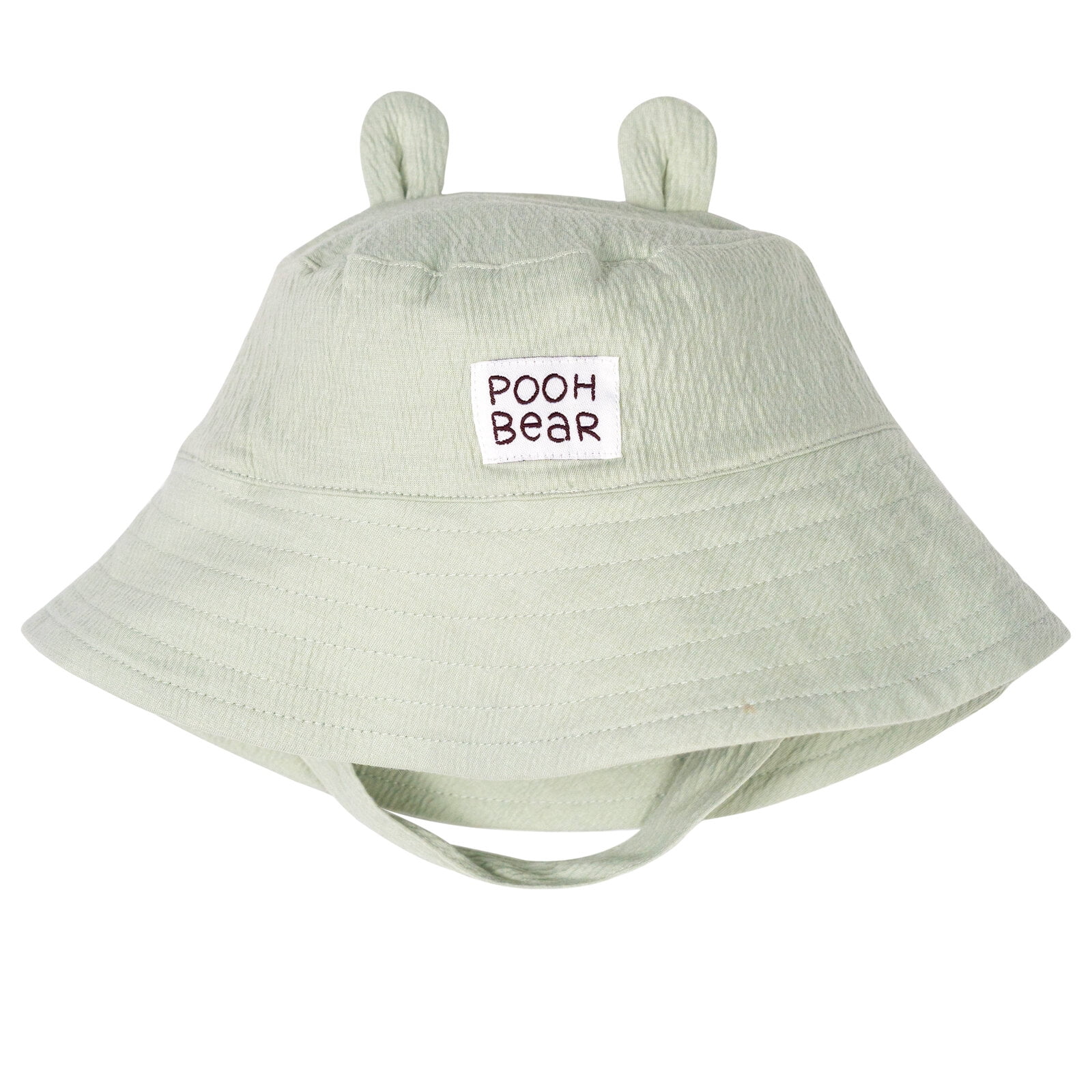 Disney Winnie the Pooh Baby Boys' Shortall and T-Shirt Set with Hat Pooh Light Green