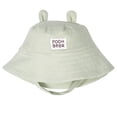 thumbnail image 2 of Disney Winnie the Pooh Baby Boys' 3-Piece Shortall, Graphic Tee, and Bucket Hat Set Light Green Winnie the Pooh, 2 of 6