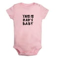 thumbnail image 5 of iDzn Pack of 2, This is Mom's & This is Dad's Baby Twins Novelty Rompers For Babies, Newborn Baby Unisex Bodysuits, Infant Jumpsuits, Toddler 0-24 Months Kids One-Piece Oufits, 5 of 5