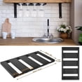 thumbnail image 2 of Wine Glass Rack Under Cabinet, Hanging Stemware Rack, Stemware Storage Hanger with 4 Rows Metal Bar Shelves, 2 of 3