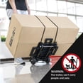 thumbnail image 2 of ZHJINGYU Folding Hand Truck 4-Wheel Aluminum Utility Cart, Black, 2 of 6