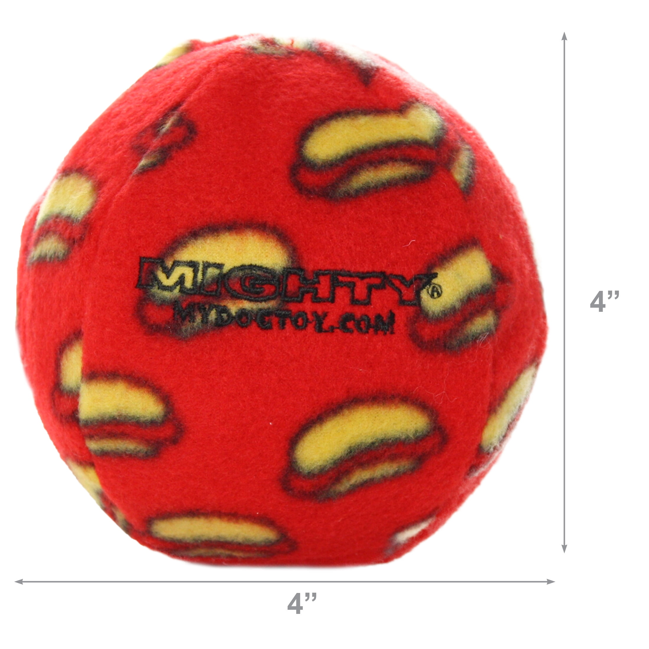 Mighty Ball Medium Red, 2-Pack Dog Toys