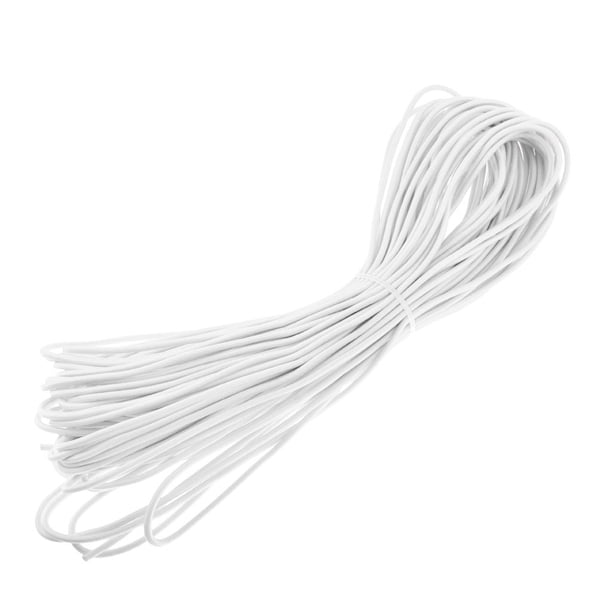 Cuerda anticolisión/elástica/extensible de alta calidad en longitudes de ,5, , 2, 5, 3 m blanco