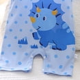 thumbnail image 5 of Newborn Baby Girl Clothes Cotton Bubble Romper for 0-6 Months Baby Baby Suits Cotton Infant And Toddler Crawling Clothes Newborn Baby Clothes 6-9 Months Bodysuit Baby Romper Sky Blue, 5 of 5