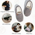 thumbnail image 5 of DualTop Women's Soft Curly Comfy Full Slippers Memory Foam Lightweight House Shoes Cozy Warm Loafer with Polar Fleece Lining, 5 of 6