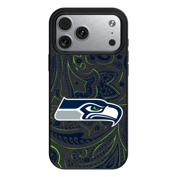 Keyscaper Seattle Seahawks Paisley iPhone Magnetic Bump Case