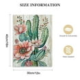 thumbnail image 2 of COMIO Canvas Wall Art Succulents Cactus Plant Wall Decor Bathroom Wall Decor Living Room Bedroom Kitchen Wall Decorations Artwork, 2 of 5