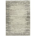 thumbnail image 3 of Nourison Cyrus Abstract Bordered Ivory/Grey 5'3" x 7'3" Area Rug, (5' x 7'), 3 of 9
