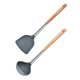 thumbnail image 1 of 1 juego de cuchara y espátula antiadherentes para utensilios de cocina domésticos (gris), 1 of 6