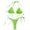 Green Bikini Clearance, variant on OSFVNOXV Triangle Bikini Sets for Women 2-Piece Summer Bathing Suit Halter Tie Backless Soft Comfortable Bikini Bra and Thong