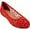 Red, variant on Women's Ballet Flats Cut Out Round Toe Slip On Floral Ballet Lace Flats Breathable Crochet Lace Ballet Flats