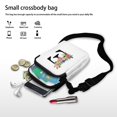 thumbnail image 7 of HELLHERO Floral Letter Pattern Design Underarm Shoulder Bag Double Layer Unisex for Outdoor Travel 4.33x1.97x7.09, 7 of 7