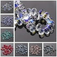 thumbnail image 2 of U8MO 20pcs 9x6mm Small Teardrop Shape Crystal Glass Loose Top Drilled Pendants Beads-Clear AB, 2 of 4