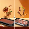thumbnail image 6 of Indoor Electric Grill with Nonstick Plates, Smokeless Tabletop BBQ for 2-4 People, 6 of 8