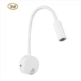 thumbnail image 5 of 2X 3W Wall Mounted Reading Light Flexible Gooseneck LED Sconce Lamp for Bedroom, , Workbench, Studio Reading Lamp, 5 of 5