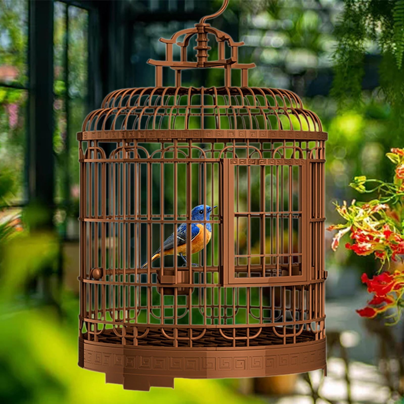 TOOYFUL s Cage Nest Pet Supplies Large Hanging Birdcage Parrot Cage for Finches Parakeets Cockatoos Small Birds African
