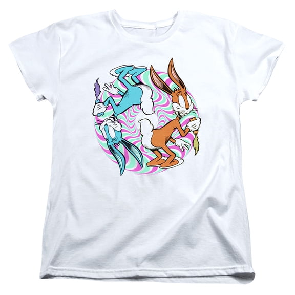 Looney Tunes Wacky Wabbit S/S Women's T-Shirt White
