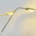 thumbnail image 3 of Matsuzay Paquete de 10 modelos de tren, luz LED, micropaisaje, farola de jardín, poste, miniatura HO elegante y duradera Almacenamiento y organización del hogar 1:100 LED de un solo cabezal, 3 of 6