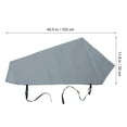 thumbnail image 2 of NICEXMAS Towing Cover 1Pack in Grey Non-woven Fabric with Waterproof Feature 103X67X39in, 2 of 8