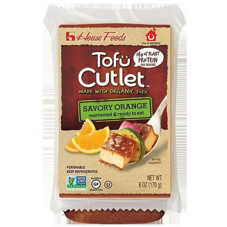 Tofu Cutlet Savory Orange, 6oz