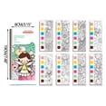 thumbnail image 2 of MORESEC Halloween Christmas Mini Watercolor Drawing Notebook Children's Drawing Notebook Graffiti Notebook Watercolor Coloring Notebook Hand Drawing Notebook Savings Clearance, C, 2 of 7