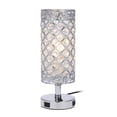thumbnail image 1 of Labymos Crystal Bedside Table Lamp Decorative Desk Light with Dual USB Charging Port Modern, 1 of 6