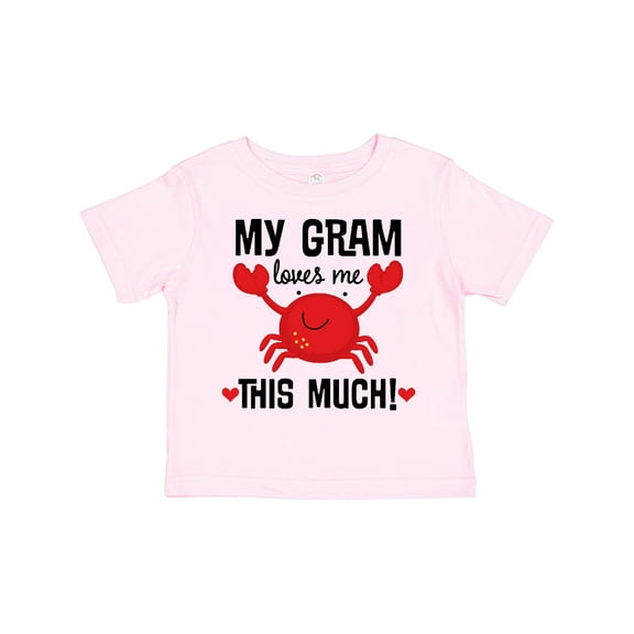 Inktastic My Gram Loves Me Grandchild Boys or Girls Toddler T-Shirt