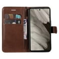 thumbnail image 6 of TECH CIRCLE Wallet Case for Google Pixel 8 Pro, Vintage PU Leather Slim Fit Folio Flip Stand Protective Shockproof Cards Slots Wallet Case Phone Cover for Google Pixel 8 Pro 6.7",Brown, 6 of 7