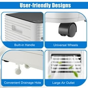 Costway 5000 BTU (8000 BTU ASHRAE) Portable Air Conditioner 3-in-1 Air Cooler w/Dehumidifier & Fan Mode Black